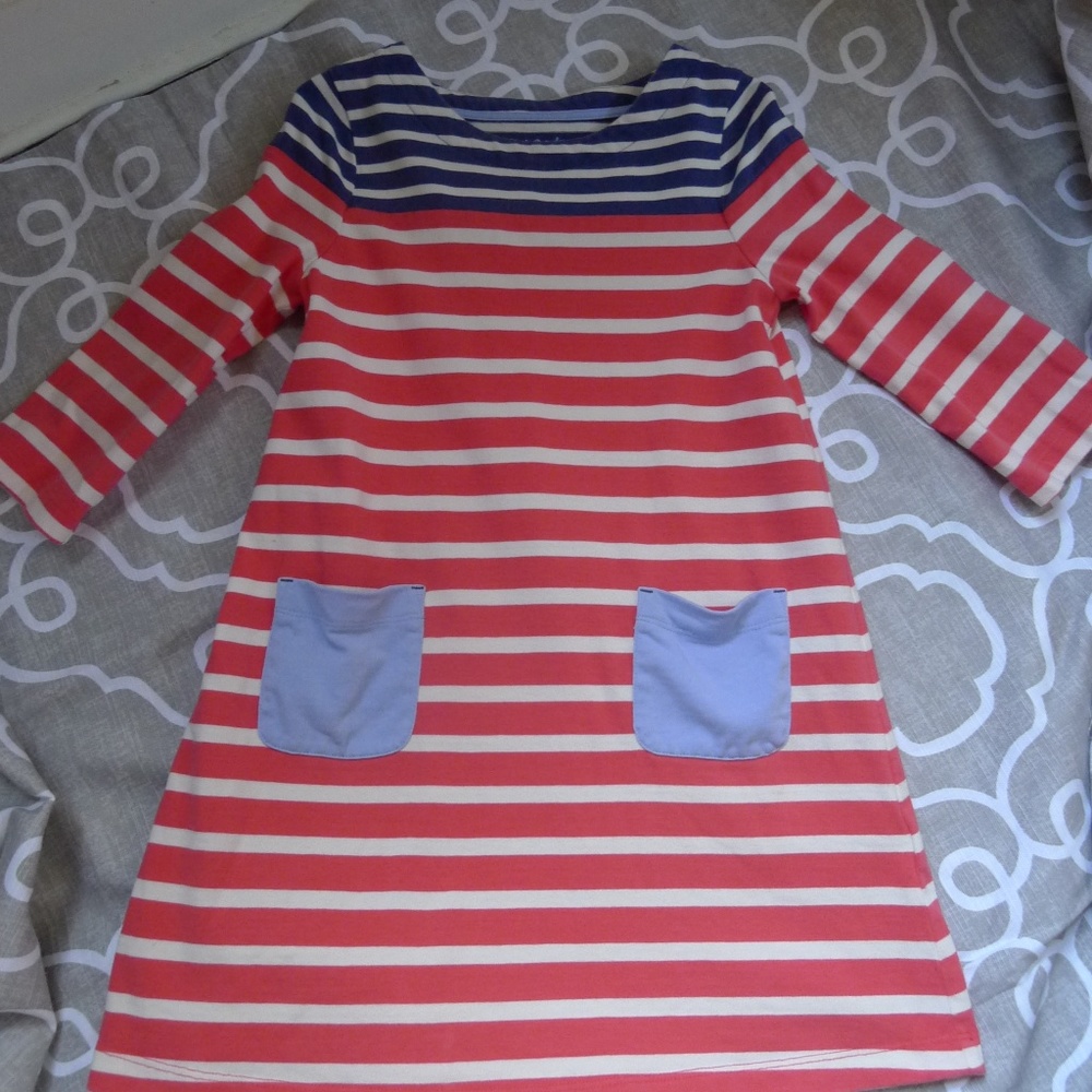 Mini Boden Stripey Hotchpotch Dress